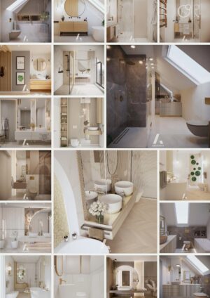 Wizualizacja projektu łazienki ARCHITEKA
