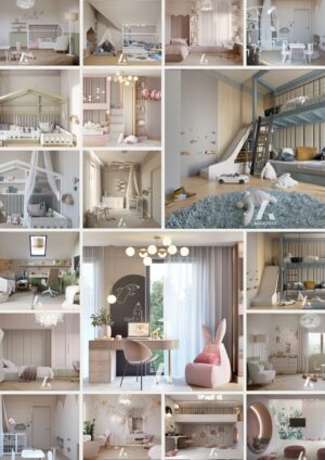 Projekt pokoju dziecięcego online — pomieszczenie do 16 m²