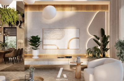 Projekt wnętrza Gdańsk M280 Modern Harmony - spójna i funkcjonalna aranżacja wnętrza domu