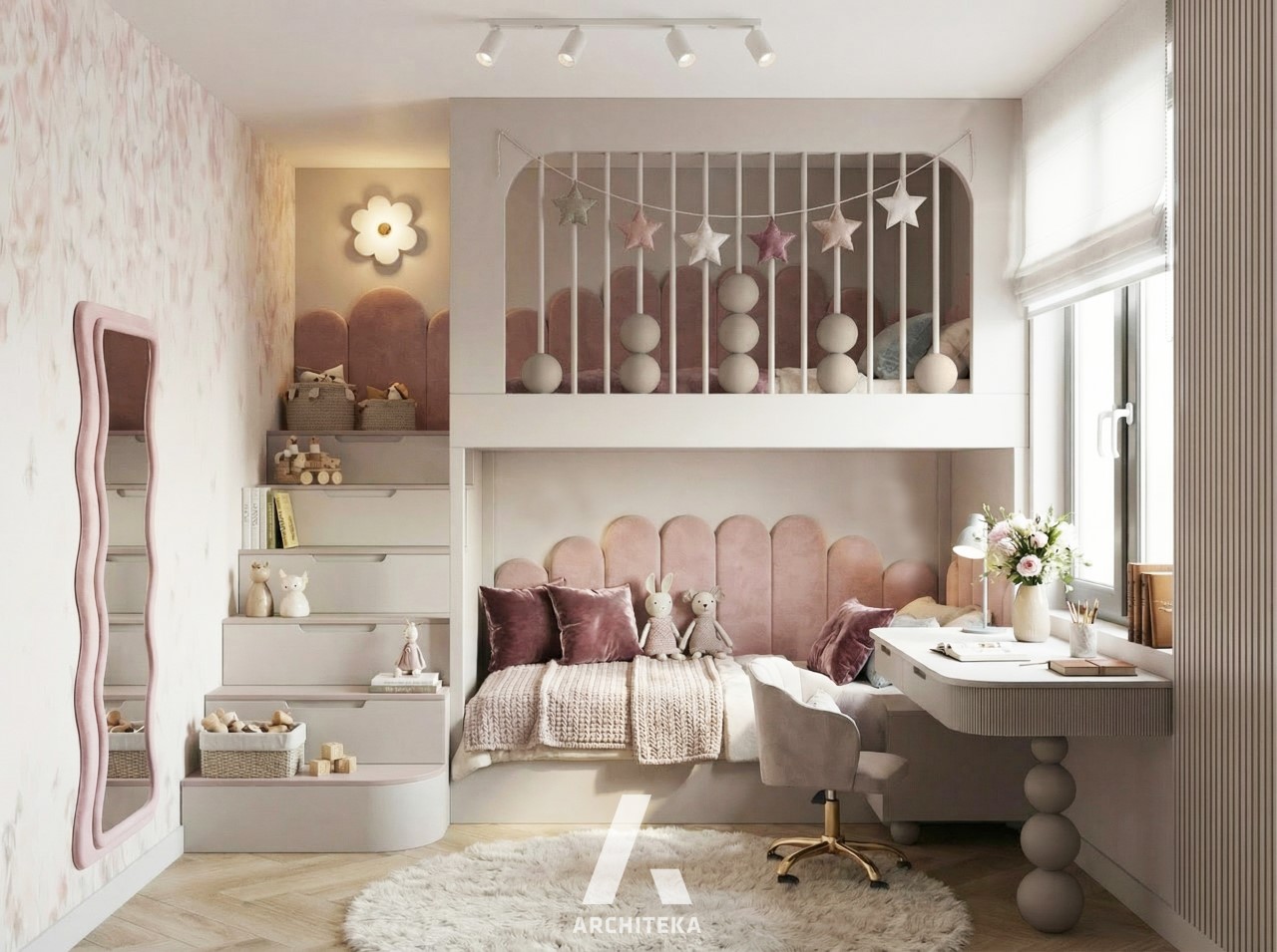 Projekt wnętrza Modern Calm Premium – wizualizacja 15 – Ewa Arlen